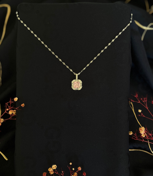 Kadın Paslanmaz Çelik Pandora Pembe Baget Kolye